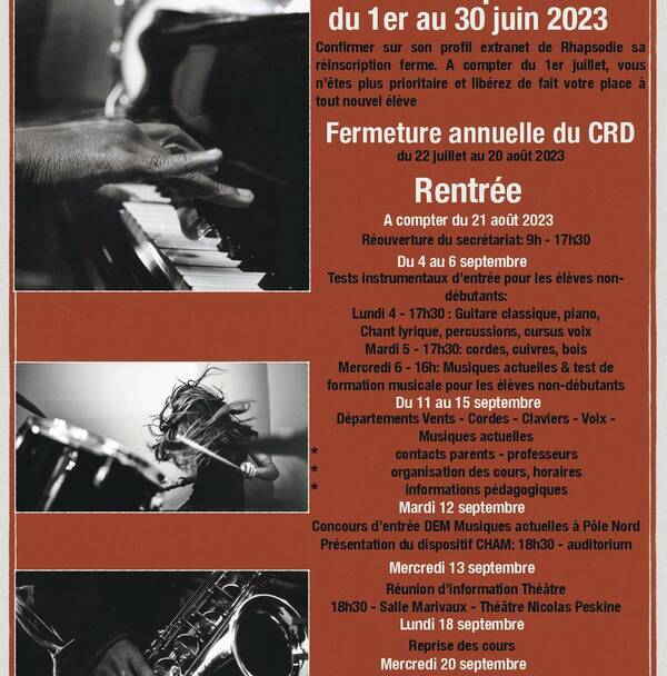CALENDRIER DE RENTREE 23-24